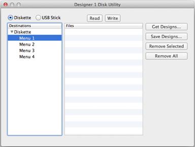 D1 Disk Utility-window