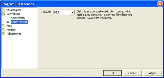 Description: C:\Users\Brian\Desktop\EmbroideryWorks Manual\stitchFmtPref.jpg