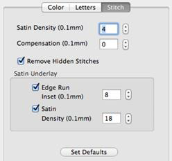 Description: 262-Properties Pane>stitch