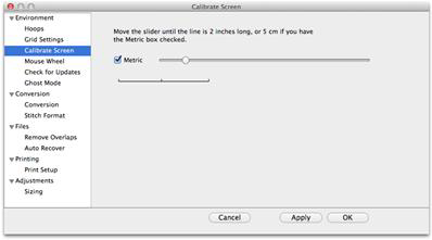 Description: 058-Preferences>Calibrate Screen Description: 058-Preferences>Calibrate Screen