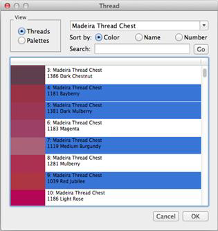 Description: 128-Merge Threads-Multiple selection