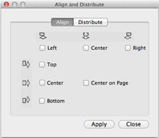 Description: 160-Align-Dialog