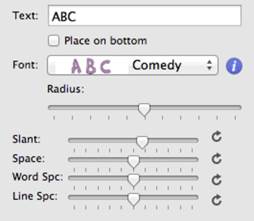 244-Circular fonts, options