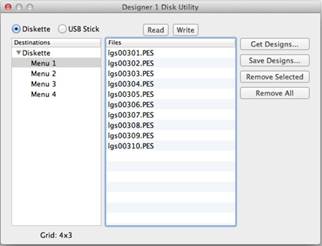 D1 Disk Utility-designs gotten