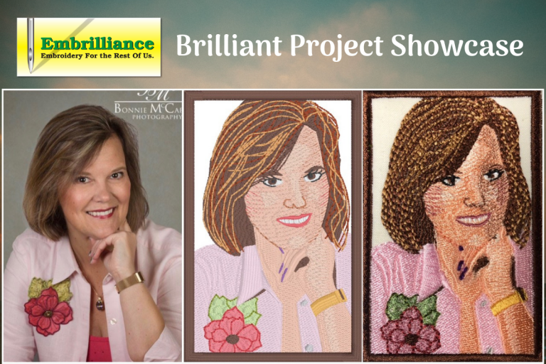 A photorealistic embroidery created with StitchArtist