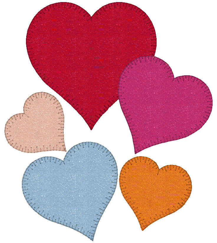 Free Conversation Heart Patch Embroidery Design – Embrilliance