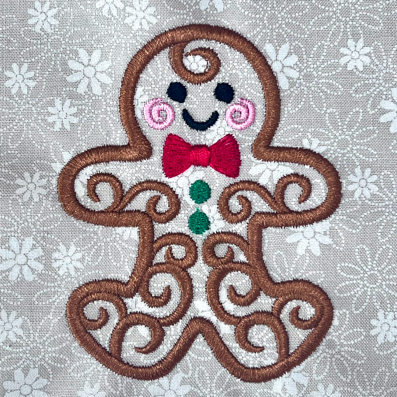 12 Designs for Christmas – Day 1 – Gingerbread Man