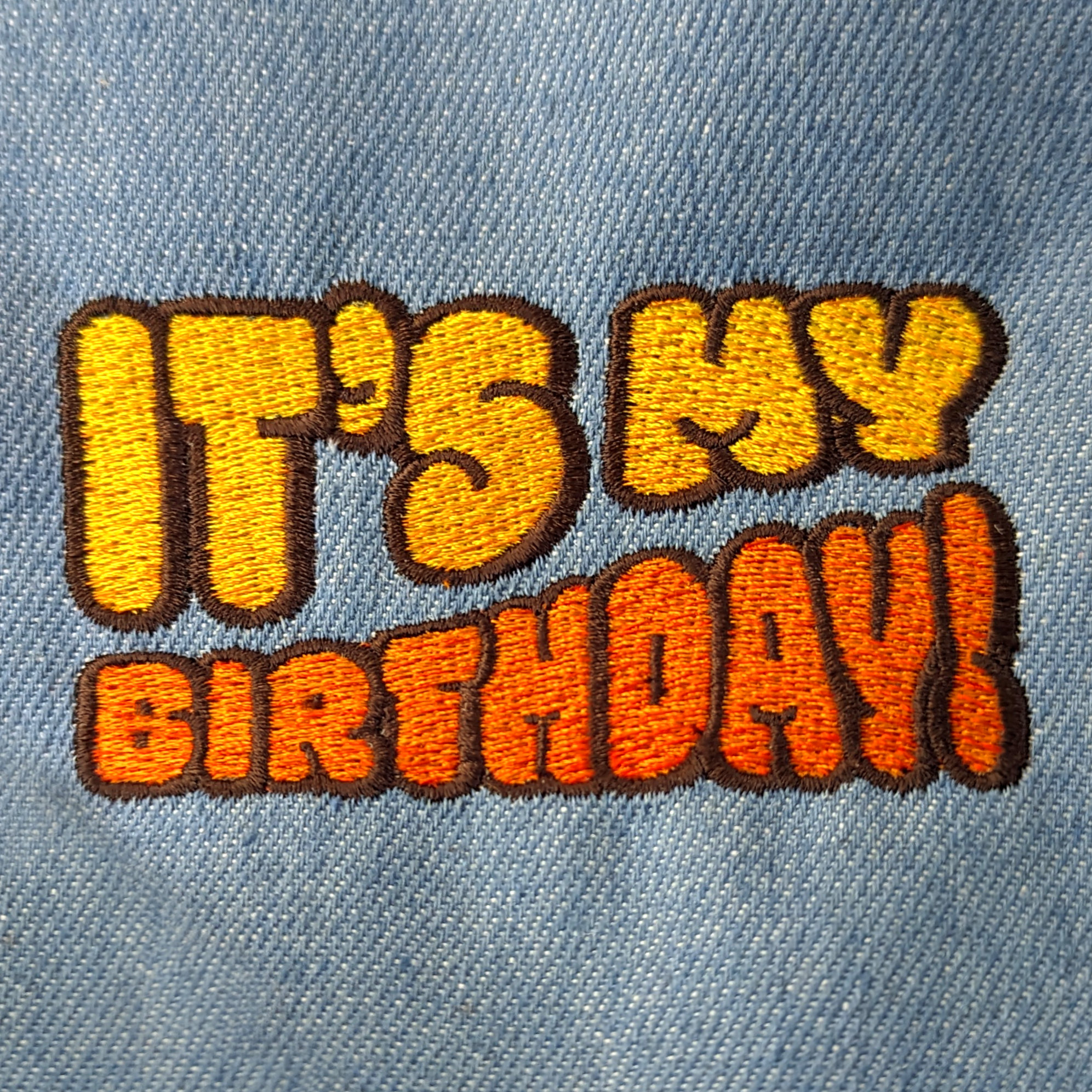 Free “It’s my Birthday!” Embroidery Design