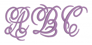 Embrilliance Embroidery Software Native Embroidery Romance Dreamy Script Font ABC