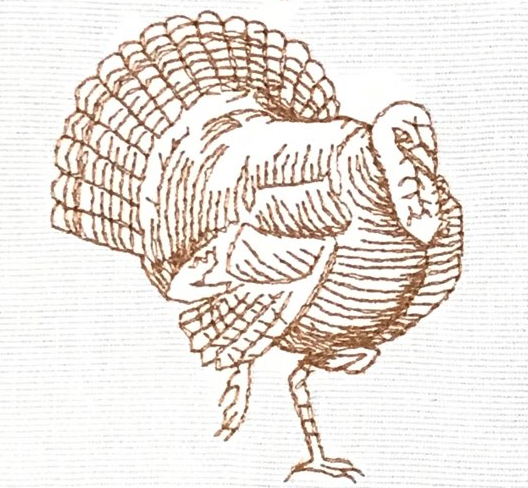 A Free Tiny Turkey-Day Embroidery Design