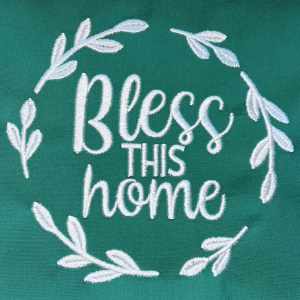 A FREE ‘Bless this Home’ Wreath Design